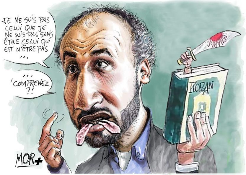 caricature_tariq_ramadan_double_langage